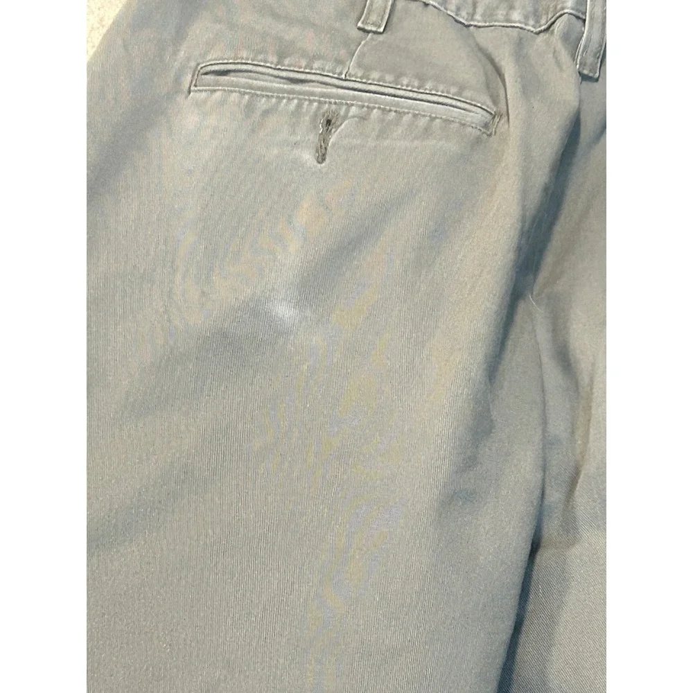 B.E. Khakis Mens Gray Pleated Relaxed Fit Casual Pants Size 38x30‎